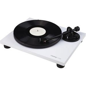 Gelijkmatige riemaangedreven analoge HiFi draaitafel met rechte toonarm en Ortofon systeem