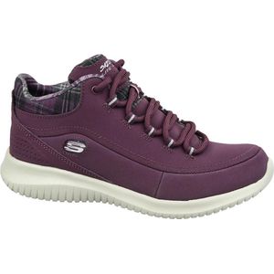 Skechers Ultra Flex 12918-BURG, Vrouwen, Rood, Sneakers maat: 36 EU