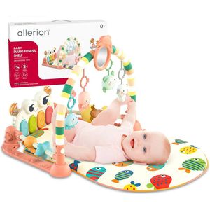 Allerion Babygym – Speeltjes en Hangers – Baby Speelgoed – Met Speelmat - Vanaf 0 jaar