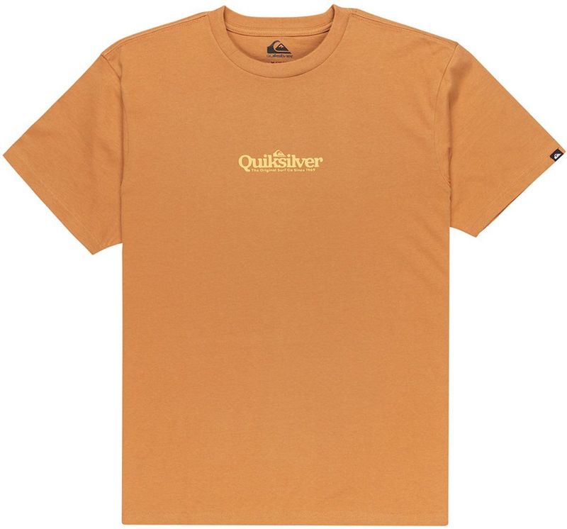 Quiksilver - T-shirt Ev Fineline - Almond - Korte Mouwen - 100% Katoen