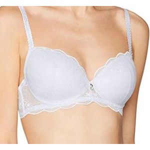 Naturana padded lace beugel BH 85C wit