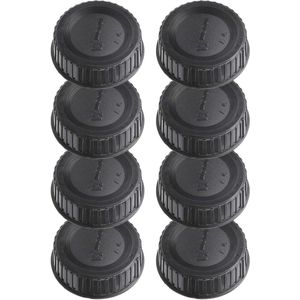 Lensdoppen set 8 stuks - beschermkap achterlens voor Nikon F Mount camera's.
