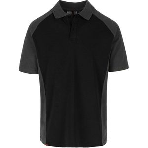 Herock Brabo Polo Korte Mouwen Zwart/Antraciet M