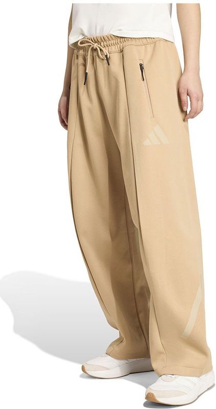 adidas - Z.N.E Open-hem Broek - Beige - Sportbroeken