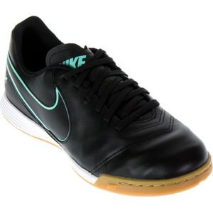Nike Tiempo Legend VI IC Zaalvoetbalschoenen Junior Voetbalschoenen - Maat 35.5 - Unisex - zwart/blauw