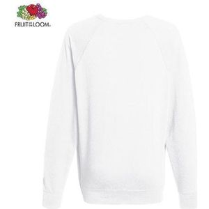 Fruit of the Loom sweater - ronde hals - maat S - heren - Kleur White