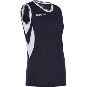 Macron Potassium basketbalshirt dames - navy Blauw/Wit, maat M