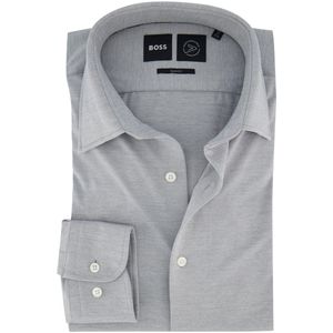 BOSS - Slim-fit Overhemd - Geborstelde Hoogwaardige Stretchflanel