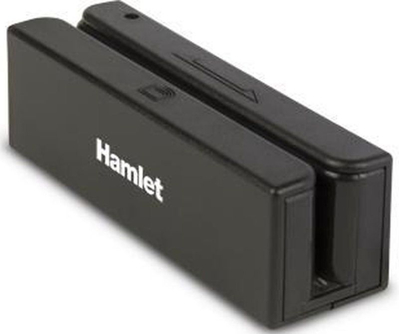 Hamlet - HURMAG3 - Magnetische Kaartlezer - Zwart - USB - 1,1 Meter Kabel