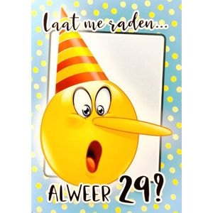 Kaart - Fun - Laat me raden... alweer 29 - BWH46-B