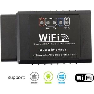 WiFi OBDII ELM327 OBD2 Auto Scanner Voor iPhone Android PC Voertuig Problemen uitlezen Motor Diagnostische Scantool