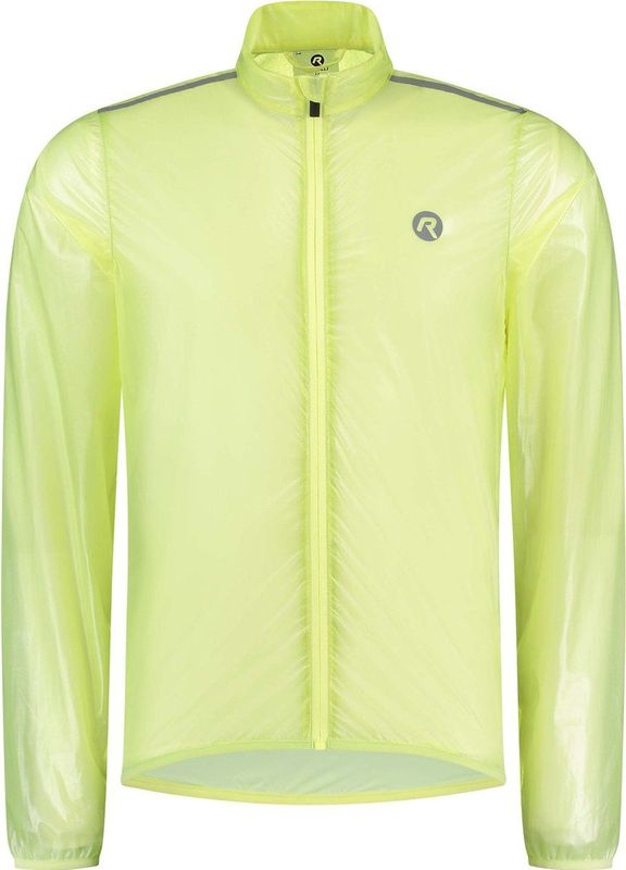 Rogelli - Emergency - Regenjas - Fluor - Fietsregenjack
