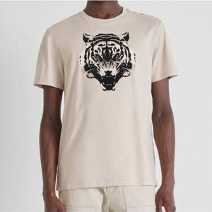 ANTONY MORATO - T-shirt - Donkerbeige - Motiefprint - Kwartmouw