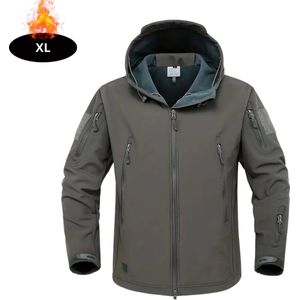 Bovista Windjas Heren - Parka - Lente & Herfst - Jas - Volwassen - Windjack - Windbreaker - Outdoor - Grijs - S