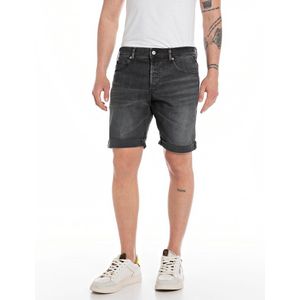 Replay Jeans Short Tapered Fit BLACK DELAVÈ (MA981Y.000.573B848 - 99)