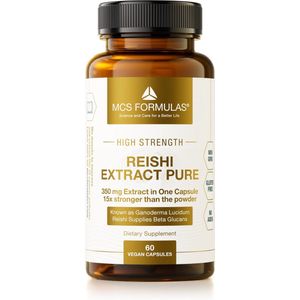Reishi Extract - 350mg Capsule - Ganoderma lucidum - 30% Polysaccharides - 15x stronger than the typical Reishi powder