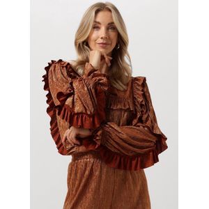 Studio Amaya Katie Dames - Jurken - Goud - Maat XS