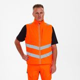 Engel Safety gewatteerd bodywarmer 5159-158 - Hi-vis Orange - L