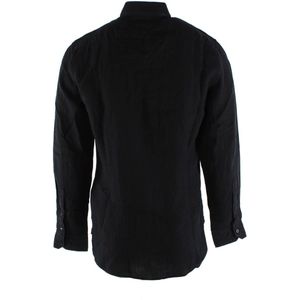 Tommy Hilfiger - Slim Fit Linnen Overhemd - Blauw