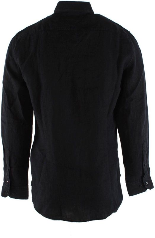 Tommy Hilfiger - Slim Fit Linnen Overhemd - Blauw