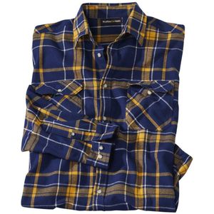 Atlas for Men - Flanellen overhemd American Ranch - Heren - Verkrijgbaar in grote maten - M