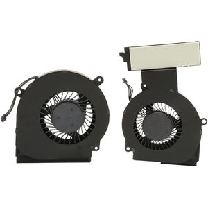 CPU GPU Cooling Fan for OMEN 15 Dc L30204 001 L29354 001, 4 Pin Power Connector Professional Laptop Cooling Fan DC 5V 0.5A(CPU and GPU Fan)