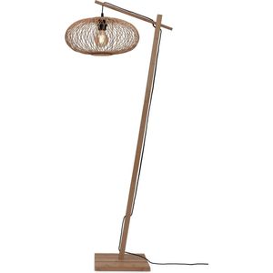 GOOD&MOJO Vloerlamp Cango - Bamboe - 62x40x150cm - - Staande lamp voor Woonkamer - Slaapkamer