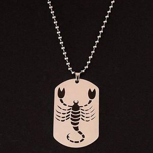 Schorpioen / Scorpio Sterrenbeeld Ketting met Hanger - Kettingen Heren Dames - Astrologie - Cadeau voor Man - Mannen Cadeautjes