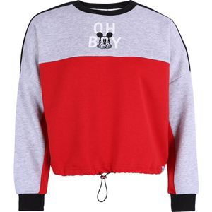 Rood en grijs Mickey Mouse kort sweatshirt DISNEY
