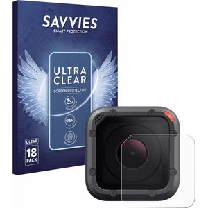 Savvies - Screenprotector voor GoPro Hero 5 Session Lens (Behuizing) - Folie Beschermfolie transparant 18 Stuks