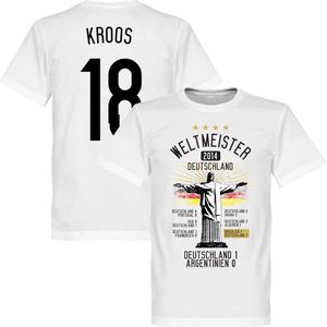 Duitsland Road To Victory Kroos T-Shirt - XXL