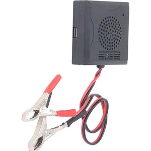 180W Batterijomvormer voor Voertuigen - Auto-omvormer met Batterijclip - DC 12V Ingang Naar AC 220V Uitgang - Ministekkeradapter - Stroomomvormer .