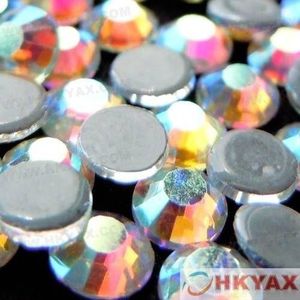 Strass steentjes DMC 5 A Hotfix  Crystal AB SS34 (+/- 7 mm)