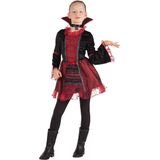Boland - Kostuum Vampire empress (7-9 jr) - Kinderen - Vampier - Halloween verkleedkleding - Horror - Vampier
