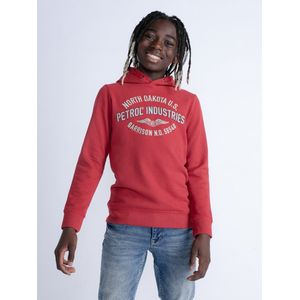 Petrol Industries - Jongens Artwork Hoodie Schaumburg - Rood - Maat 104