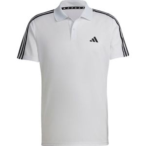 Adidas Tr-es Pique 3 Polo Met Korte Mouwen Wit M / Regular Man