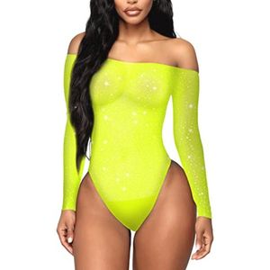 Dames Mesh Bodysuit - Sexy Outfits en Bodystocking zonder Merknamen