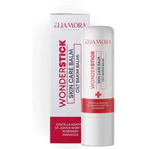 Eliamora Wonderstick Skin Care Balm - Huidverzorgingsbalsem voor wonden - snijwonden - brandwonden - insectenbeten - andere huidaandoeningen - Geschikt voor kinderen & volwassenen - Centella Asiatica - Sint-Janskruidolie - Rozamarijn - 5 gr