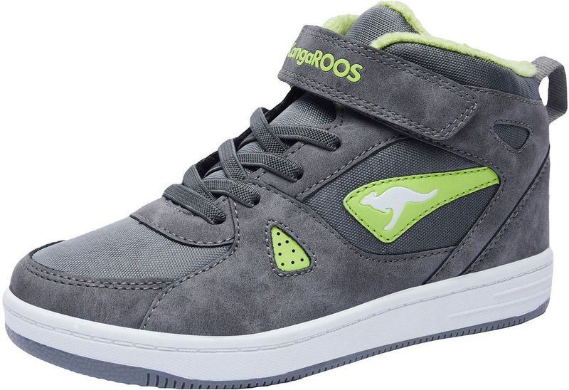 KangaROOS - K-CP Kalley II EV - High-Top Sneaker - Grijs Lime - Warmvoering