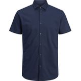 JACK&JONES - JPRBLAJERSEY TRAVEL SHIRT S/S - Heren Overhemd - Korte Mouwen
