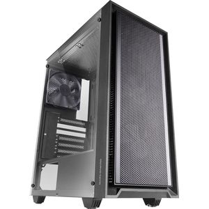 MC-PMAX - PC Behuizing - Pure Black - MESH Frontpaneel - 4x 120mm Ventilatoren