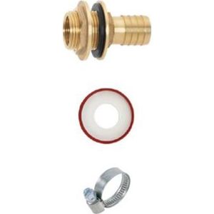 Geka regenton aansluitset, recht, 1x buitendraad 25 mm x 1 inch