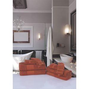 Good Morning Handdoeken-set Katoen Oranje 8-delig
