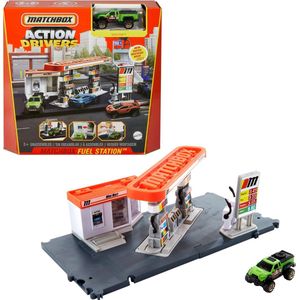 Matchbox - Action Drivers - Benzinestation Speelset