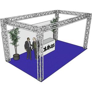 ALUTRUSS Truss set QUADLOCK 6082 rectangle 7x4x3.5m (WxDxH)