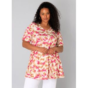 YESTA Ankie Essential Tops - Fuchsia/Multi-Colour - maat 2(50)