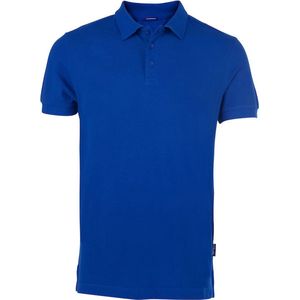 HRM - Luxe Polo - Koningsblauw - Heren Poloshirt - 100% Katoen - Wasbaar tot 60°C