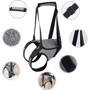 Hondenliftharnas, honden brace, Rugbeensling, Hondenbeenriem Handicap Brace, Loopharnas, hond Hulpgordel, hondensling maat L.