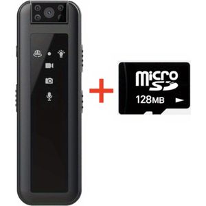 Nivard Chest Camera - Bodycam - Politie - Spy Camera - Spy Cam - Verborgen Camera - Spionage Camera - Action Camera - HD + 128GB Opslag