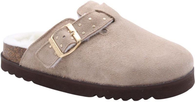 Scholl - Severina - Comfort Slipper - Beige - Dames
